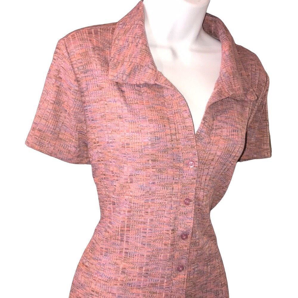 Wild Fable Pink Button-Up Jumpsuit